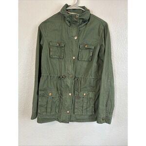 41 Hawthorn Womens Jacket Size Medium Olive Chaplin Lined No Hood Anorak Jacket